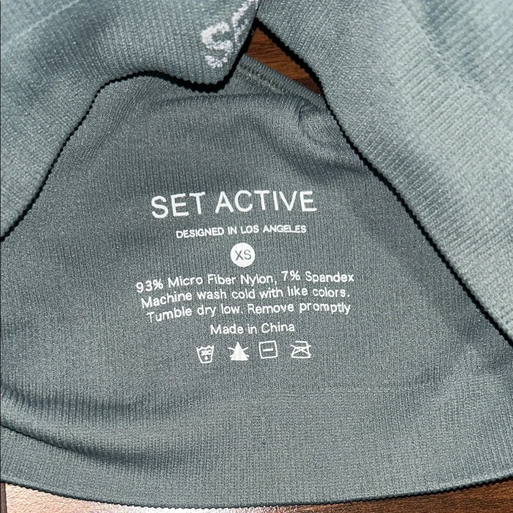 SET Active Ribbed Sports Bra - Picture 3 of 3